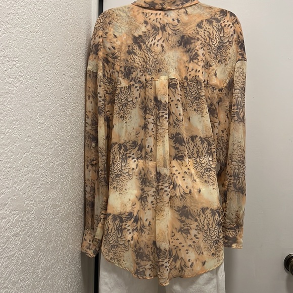 Free People sheer shirt - Picture 3 of 3